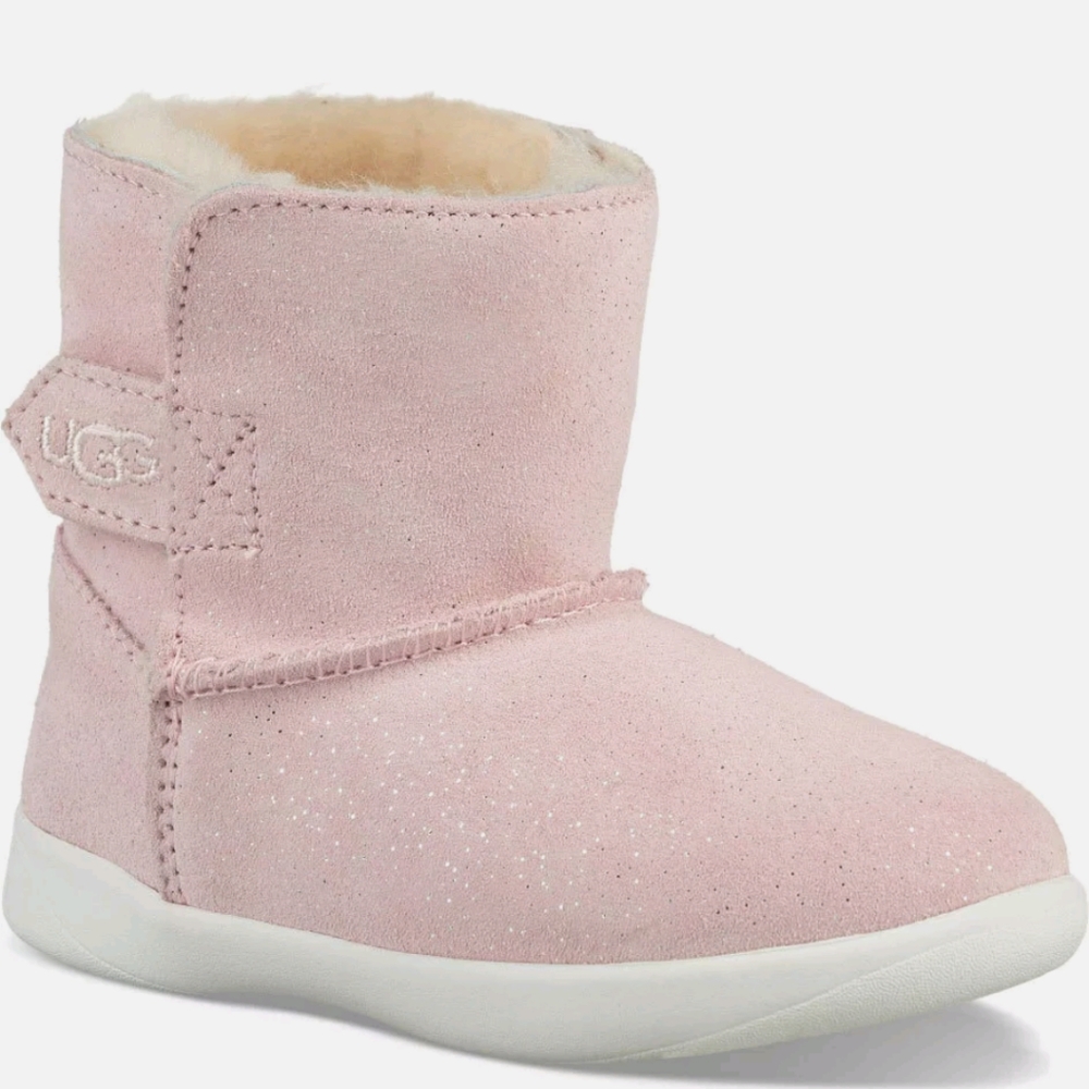 Ugg Keelan Sparkle Suede Pink Boot Toddler Sz 6